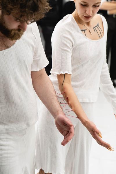 Kata Oelschlägel - Sewn Together (Nitsch Foundation, 13.11.2025) Foto: eSeL.at - Robert Puteanu