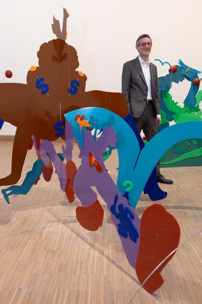 KAWS. ART &amp; COMIX (Albertina Modern, 3.4. - 27.9.2026) Foto: eSeL.at - Lorenz Seidler