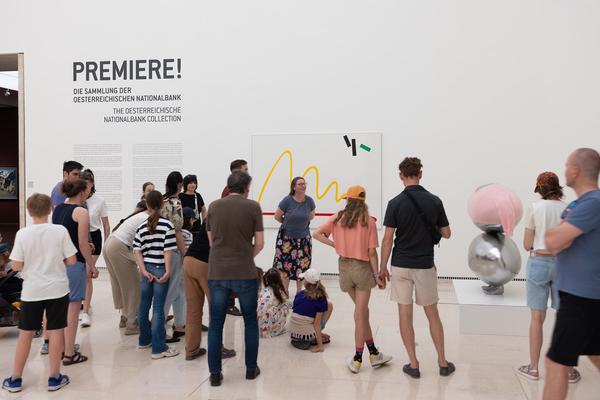 MQ Kinder Kultur Parcours 2026: LEO Familienführung „Premiere! Die Sammlung der Oesterreichischen Nationalbank" (Leopold Museum, 30.5.2026) Foto: eSeL.at - Lorenz Seidler
