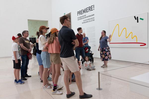 MQ Kinder Kultur Parcours 2026: LEO Familienführung „Premiere! Die Sammlung der Oesterreichischen Nationalbank" (Leopold Museum, 30.5.2026) Foto: eSeL.at - Lorenz Seidler