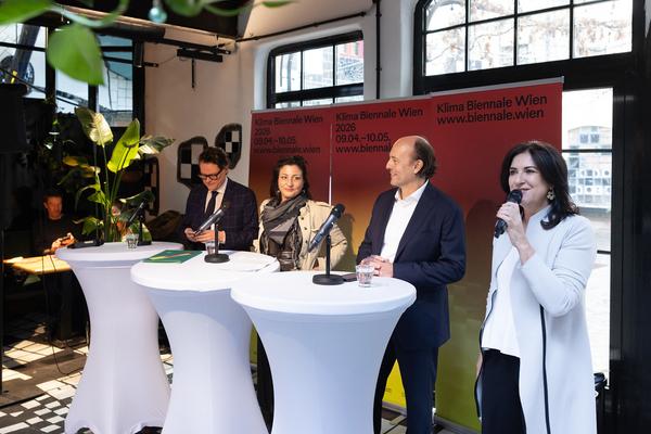 Klima Biennale 2026 Pressekonferenz (Kunst Haus Wien, 23.2.2026) Foto: eSeL.at - Lorenz Seidler