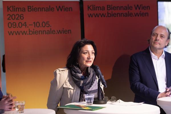 Klima Biennale 2026 Pressekonferenz (Kunst Haus Wien, 23.2.2026) Foto: eSeL.at - Lorenz Seidler