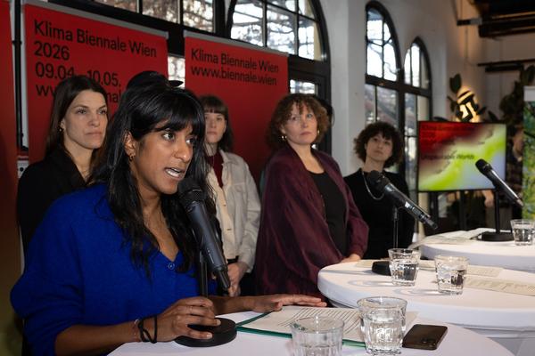 Klima Biennale 2026 Pressekonferenz (Kunst Haus Wien, 23.2.2026) Foto: eSeL.at - Lorenz Seidler