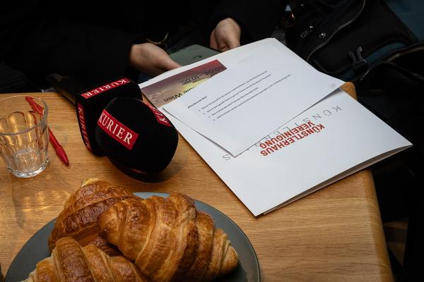 Klima Biennale 2026 Pressekonferenz (Kunst Haus Wien, 23.2.2026) Foto: eSeL.at - Lorenz Seidler