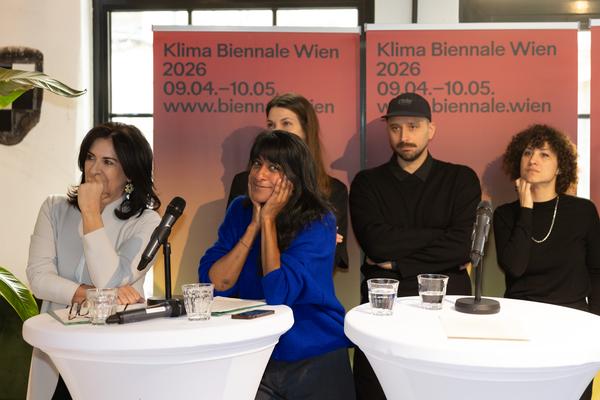 Klima Biennale 2026 Pressekonferenz (Kunst Haus Wien, 23.2.2026) Foto: eSeL.at - Lorenz Seidler