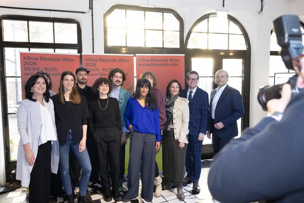 Klima Biennale 2026 Pressekonferenz (Kunst Haus Wien, 23.2.2026) Foto: eSeL.at - Lorenz Seidler