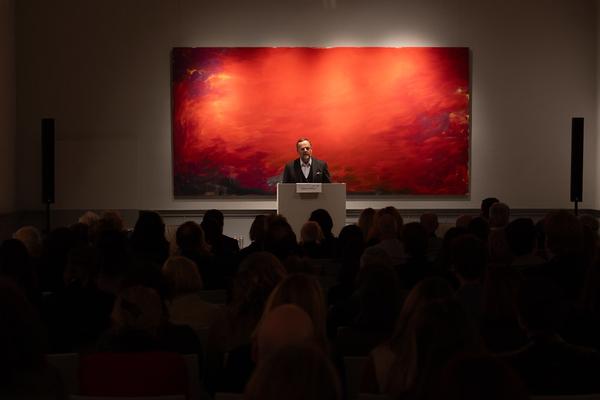 VIENNA ART WEEK 2025: Keynote Sepp Schellhorn &quot;Learning Systems&quot; (Dorotheum, 10.11.2025) Foto: eSeL.at - Lorenz Seidler