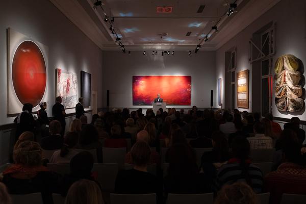 VIENNA ART WEEK 2025: Keynote Sepp Schellhorn &quot;Learning Systems&quot; (Dorotheum, 10.11.2025) Foto: eSeL.at - Lorenz Seidler