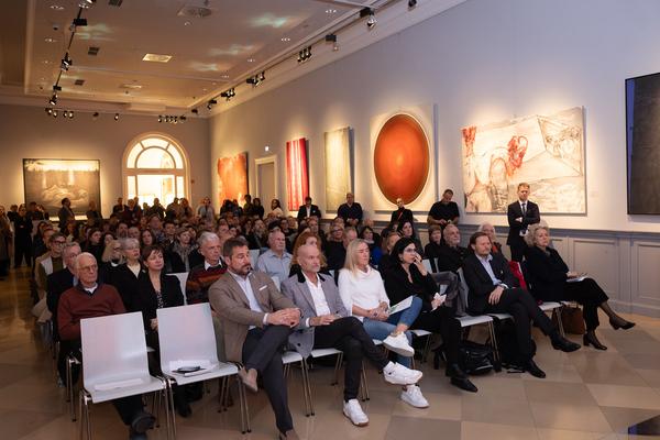 VIENNA ART WEEK 2025: Keynote Sepp Schellhorn &quot;Learning Systems&quot; (Dorotheum, 10.11.2025) Foto: eSeL.at - Lorenz Seidler