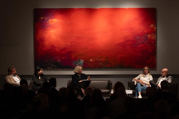 VIENNA ART WEEK 2025: Podiumsdiskussion "Learning Systems" (Dorotheum, 10.11.2025) Foto: eSeL.at - Lorenz Seidler