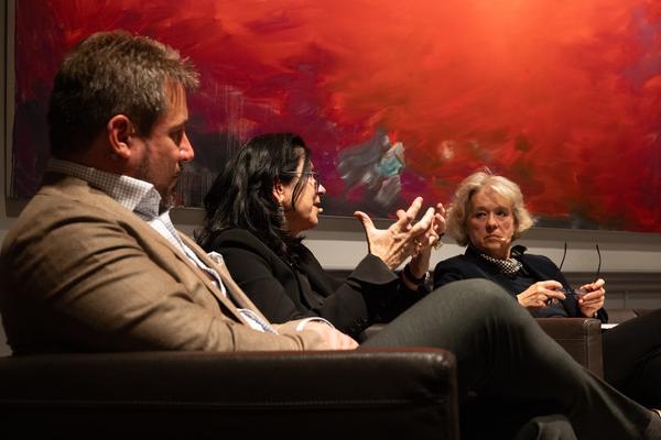 VIENNA ART WEEK 2025: Podiumsdiskussion "Learning Systems" (Dorotheum, 10.11.2025) Foto: eSeL.at - Lorenz Seidler