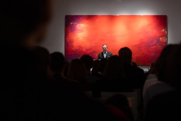 VIENNA ART WEEK 2025: Keynote Sepp Schellhorn "Learning Systems" (Dorotheum, 10.11.2025) Foto: eSeL.at - Lorenz Seidler