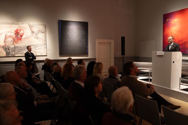VIENNA ART WEEK 2025: Keynote Sepp Schellhorn "Learning Systems" (Dorotheum, 10.11.2025) Foto: eSeL.at - Lorenz Seidler