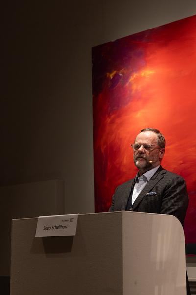 VIENNA ART WEEK 2025: Keynote Sepp Schellhorn "Learning Systems" (Dorotheum, 10.11.2025) Foto: eSeL.at - Lorenz Seidler