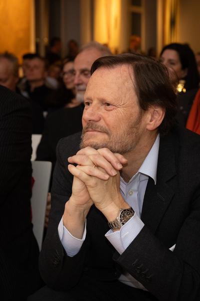 VIENNA ART WEEK 2025: Keynote Sepp Schellhorn "Learning Systems" (Dorotheum, 10.11.2025) Foto: eSeL.at - Lorenz Seidler