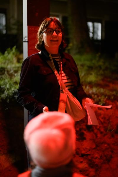 Creatives for Vienna – Making Spaces X Klima Biennale Wien: Licht für Vielfalt - Lichtfang: Begegnungen mit der Nacht (Jutta-Steier-Park, 17.04.2026) Foto: Wirtschaftsagentur Wien / eSeL.at - Joanna Pianka