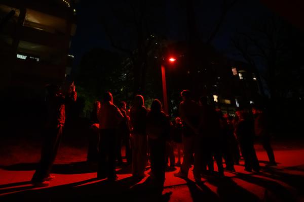 Creatives for Vienna – Making Spaces X Klima Biennale Wien: Licht für Vielfalt - Lichtfang: Begegnungen mit der Nacht (Jutta-Steier-Park, 17.04.2026) Foto: Wirtschaftsagentur Wien / eSeL.at - Joanna Pianka