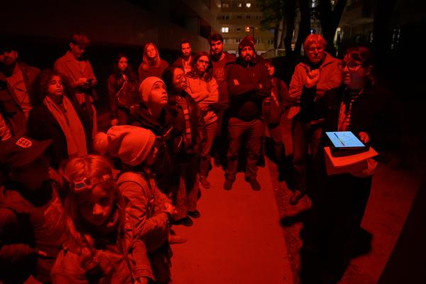 Creatives for Vienna – Making Spaces X Klima Biennale Wien: Licht für Vielfalt - Lichtfang: Begegnungen mit der Nacht (Jutta-Steier-Park, 17.04.2026) Foto: Wirtschaftsagentur Wien / eSeL.at - Joanna Pianka