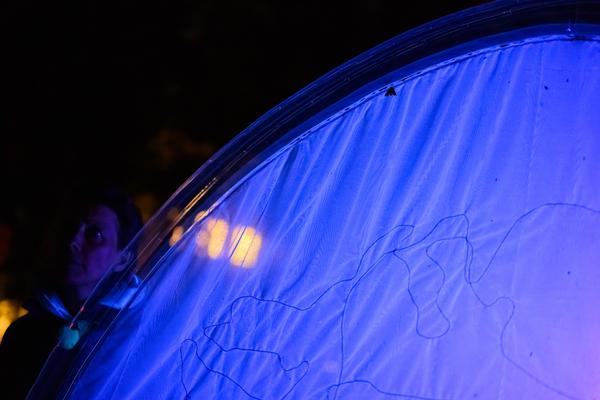 Creatives for Vienna – Making Spaces X Klima Biennale Wien: Licht für Vielfalt - Lichtfang: Begegnungen mit der Nacht (Jutta-Steier-Park, 17.04.2026) Foto: Wirtschaftsagentur Wien / eSeL.at - Joanna Pianka