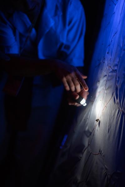 Creatives for Vienna – Making Spaces X Klima Biennale Wien: Licht für Vielfalt - Lichtfang: Begegnungen mit der Nacht (Jutta-Steier-Park, 17.04.2026) Foto: Wirtschaftsagentur Wien / eSeL.at - Joanna Pianka