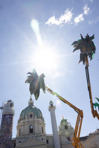 Kaorle am Karlsplatz 2026 (Klima Biennale 2026, 9.4. – 10.5.2026) Foto: eSeL.at - Lorenz Seidler