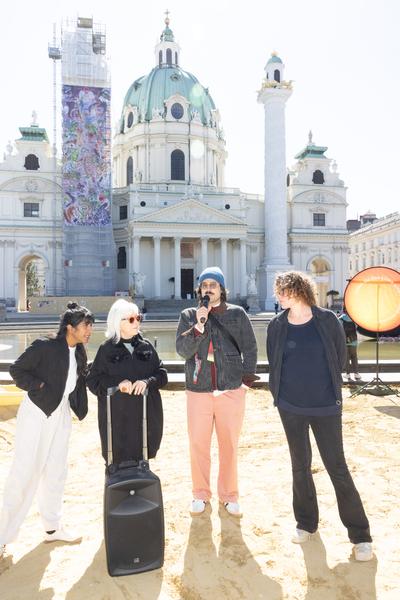 Kaorle am Karlsplatz 2026 (Klima Biennale 2026, 9.4. – 10.5.2026) Foto: eSeL.at - Lorenz Seidler