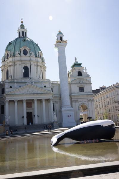 Kaorle am Karlsplatz 2026 (Klima Biennale 2026, 9.4. – 10.5.2026) Foto: eSeL.at - Lorenz Seidler