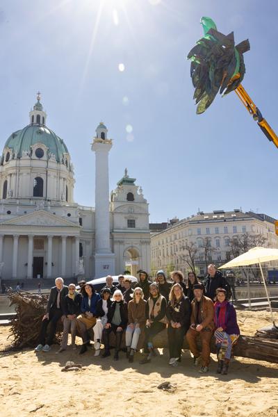 Kaorle am Karlsplatz 2026 (Klima Biennale 2026, 9.4. – 10.5.2026) Foto: eSeL.at - Lorenz Seidler