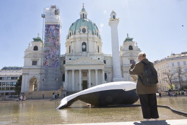 Kaorle am Karlsplatz 2026 (Klima Biennale 2026, 9.4. – 10.5.2026) Foto: eSeL.at - Lorenz Seidler