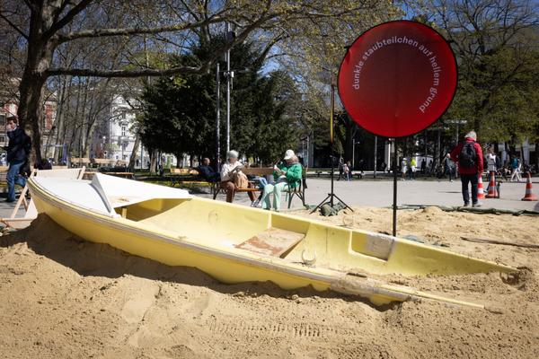 Kaorle am Karlsplatz 2026 (Klima Biennale 2026, 9.4. – 10.5.2026) Foto: eSeL.at - Lorenz Seidler