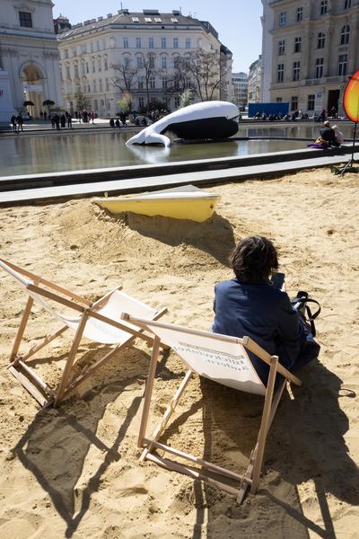 Kaorle am Karlsplatz 2026 (Klima Biennale 2026, 9.4. – 10.5.2026) Foto: eSeL.at - Lorenz Seidler