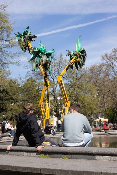 Kaorle am Karlsplatz 2026 (Klima Biennale 2026, 9.4. – 10.5.2026) Foto: eSeL.at - Lorenz Seidler