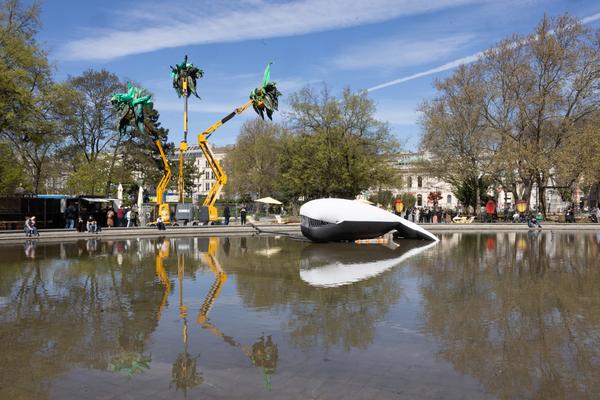 Kaorle am Karlsplatz 2026 (Klima Biennale 2026, 9.4. – 10.5.2026) Foto: eSeL.at - Lorenz Seidler