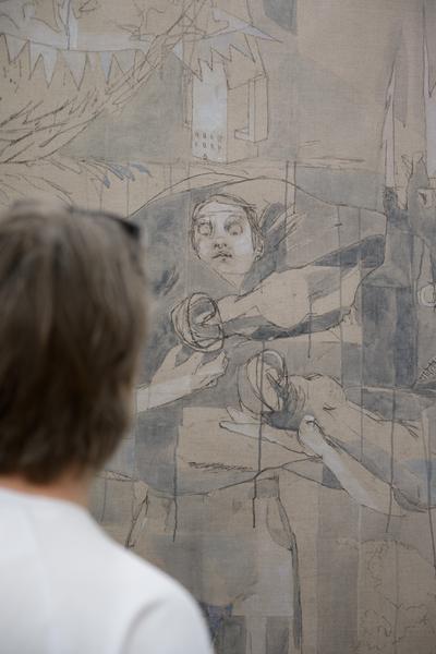 Maria Legat: Wider Und - Eröffnung (Galerie3 Wien, 05.06.2025) Foto: eSeL.at - Joanna Pianka