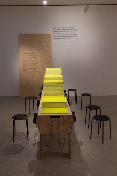 Mathilda. Vom Kunstwerk zum Artefakt (mumok, 15.5. - 13.7.2025) Foto: eSeL.at - Lorenz Seidler