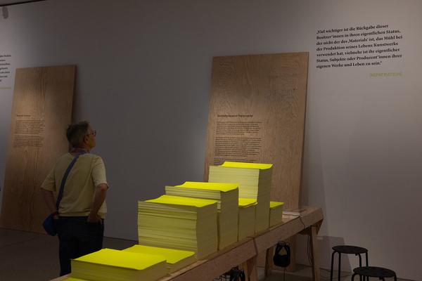 Mathilda. Vom Kunstwerk zum Artefakt (mumok, 15.5. - 13.7.2025) Foto: eSeL.at - Lorenz Seidler