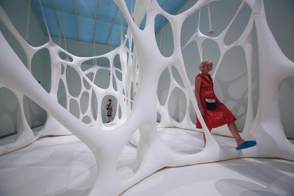 Kunsthalle Krems: Ernesto Neto (19.7 - 1.11.2015, Eröffnung) Foto: eSeL.at - Lorenz Seidler