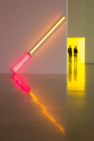 Dan Flavin: Lights (14.10.2012-3.2.2013,  mumok) Foto: eSeL.at - Lorenz Seidler