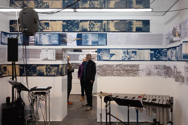 Wien Modern 2025: MMM  &quot;WAS___&quot; Partiturmeter 1-66 (Ve.Sch, 6.11. - 13.11.2025) Foto: eSeL.at - Lorenz Seidler