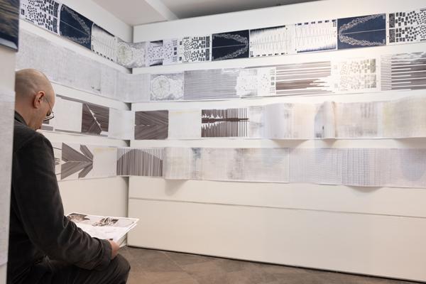 Wien Modern 2025: MMM  &quot;WAS___&quot; Partiturmeter 1-66 (Ve.Sch, 6.11. - 13.11.2025) Foto: eSeL.at - Lorenz Seidler