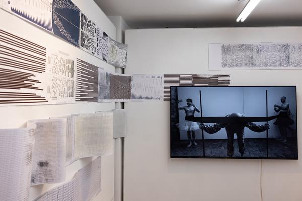 Wien Modern 2025: MMM  &quot;WAS___&quot; Partiturmeter 1-66 (Ve.Sch, 6.11. - 13.11.2025) Foto: eSeL.at - Lorenz Seidler