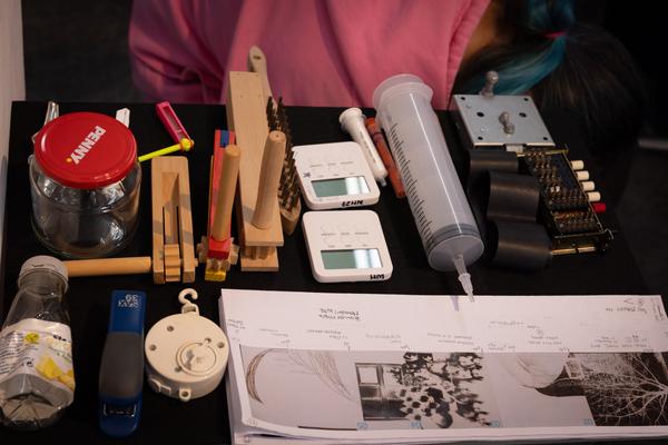 Wien Modern 2025: MMM  &quot;WAS___&quot; Partiturmeter 1-66 (Ve.Sch, 6.11. - 13.11.2025) Foto: eSeL.at - Lorenz Seidler