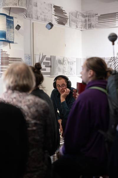 Wien Modern 2025: MMM  &quot;WAS___&quot; Partiturmeter 1-66 (Ve.Sch, 6.11. - 13.11.2025) Foto: eSeL.at - Lorenz Seidler