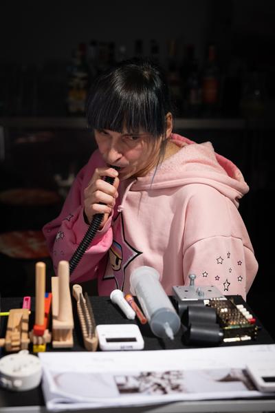 Wien Modern 2025: MMM  &quot;WAS___&quot; Partiturmeter 1-66 (Ve.Sch, 6.11. - 13.11.2025) Foto: eSeL.at - Lorenz Seidler