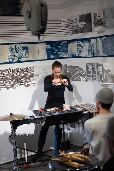 Wien Modern 2025: MMM  &quot;WAS___&quot; Partiturmeter 1-66 (Ve.Sch, 6.11. - 13.11.2025) Foto: eSeL.at - Lorenz Seidler