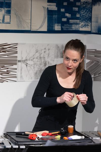 Wien Modern 2025: MMM  &quot;WAS___&quot; Partiturmeter 1-66 (Ve.Sch, 6.11. - 13.11.2025) Foto: eSeL.at - Lorenz Seidler