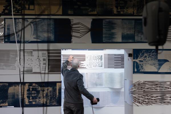 Wien Modern 2025: MMM  &quot;WAS___&quot; Partiturmeter 1-66 (Ve.Sch, 6.11. - 13.11.2025) Foto: eSeL.at - Lorenz Seidler