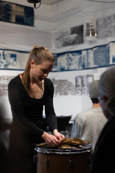 Wien Modern 2025: MMM  &quot;WAS___&quot; Partiturmeter 1-66 (Ve.Sch, 6.11. - 13.11.2025) Foto: eSeL.at - Lorenz Seidler