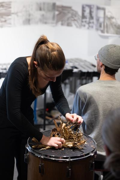 Wien Modern 2025: MMM  &quot;WAS___&quot; Partiturmeter 1-66 (Ve.Sch, 6.11. - 13.11.2025) Foto: eSeL.at - Lorenz Seidler