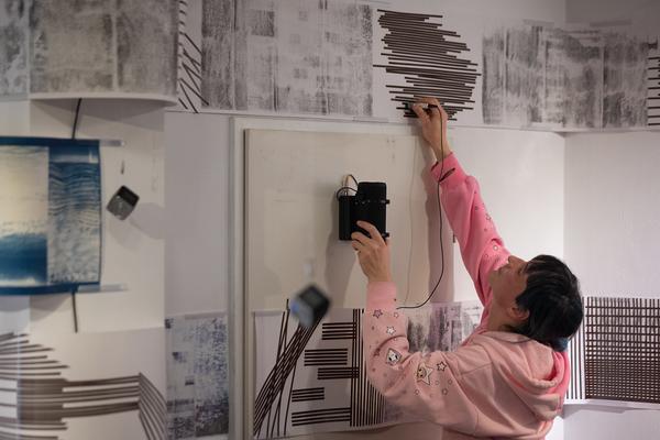 Wien Modern 2025: MMM  &quot;WAS___&quot; Partiturmeter 1-66 (Ve.Sch, 6.11. - 13.11.2025) Foto: eSeL.at - Lorenz Seidler